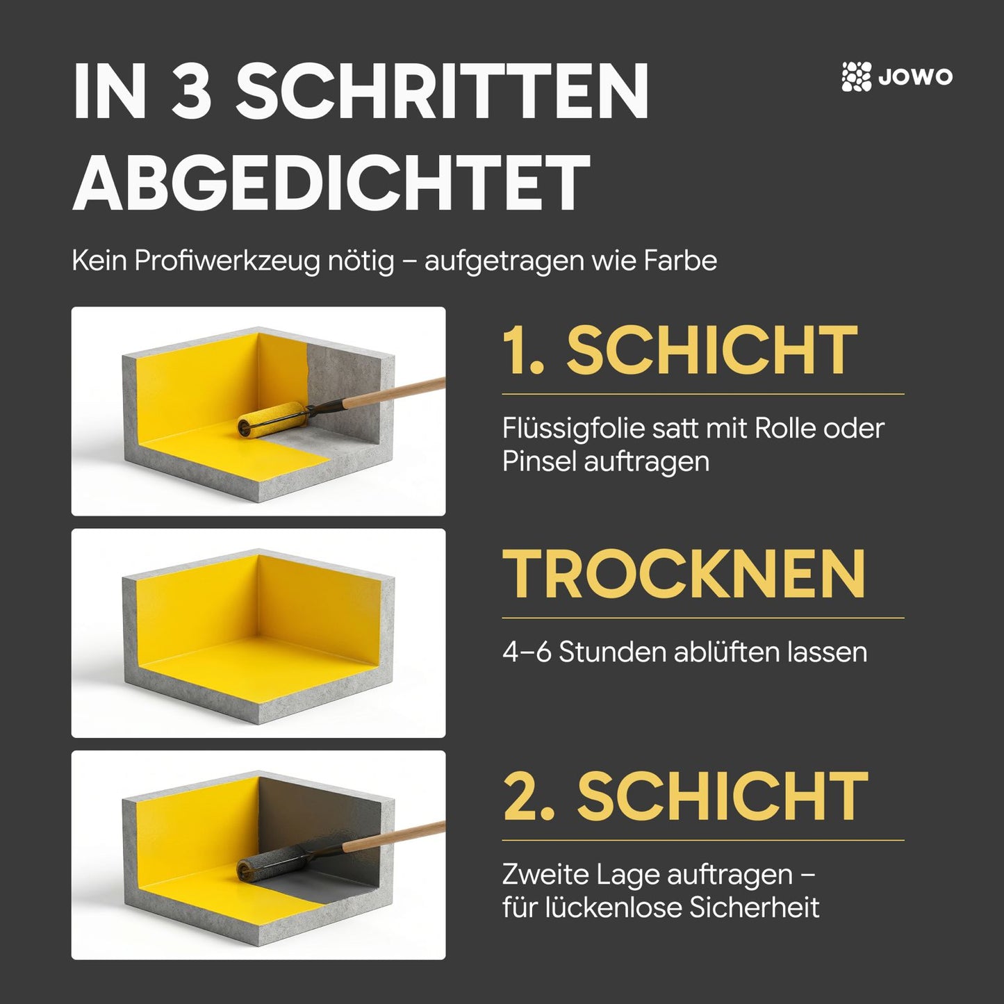 Flüssigfolie / Abdichtungsmasse für Feuchträume