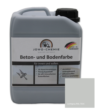 Beton- und Bodenfarbe in verschiedenen Grautönen (2,5kg-24kg)