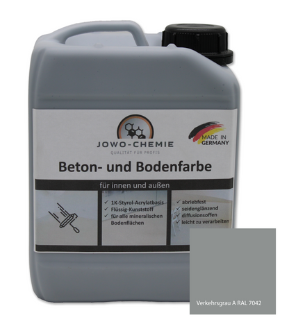 Beton- und Bodenfarbe in verschiedenen Grautönen (2,5kg-24kg)