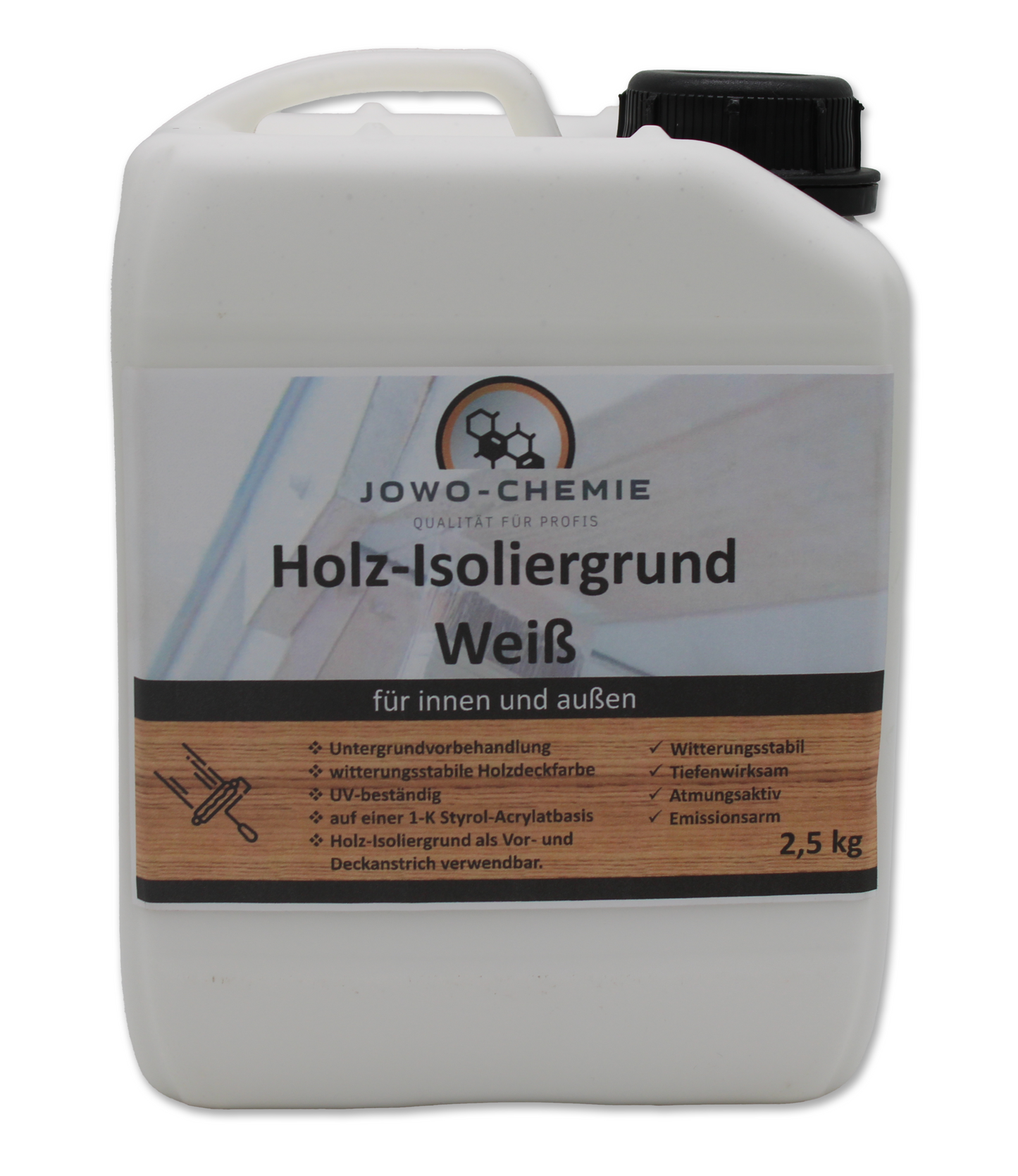 Holz-Isoliergrund Weiß